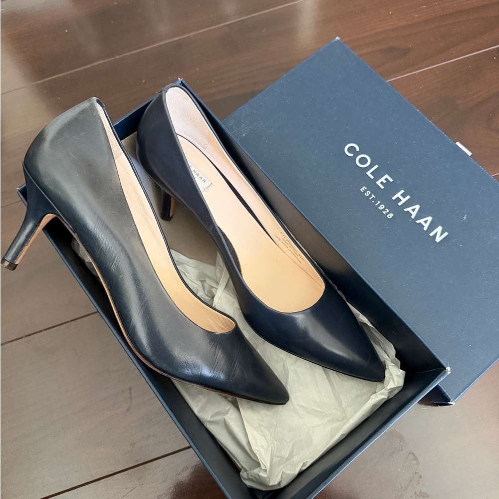 Cole Haan Women's Dark Blue Heels